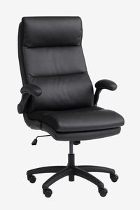Kancelářská židle KASTBJERG černá koženka