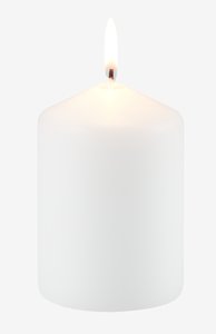 Ψηλό κερί TORALF Ø7xΥ10cm λευκό