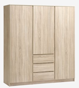 Armadio LIMFJORDEN 180x200 combinato color rovere chiaro