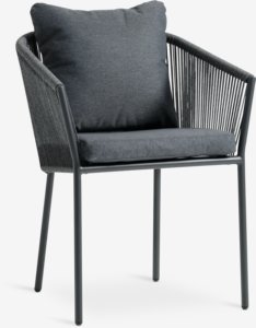 Cadeira empilhável BRAVA seca rápido cinzento