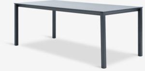 Záhradný stôl LANGET Š95xD207 čierna