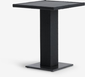 Table bistrot THY l60xL60 noir