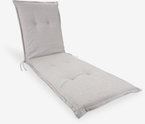 Coussin de jardin pour bain de soleil HOPBALLE gris clair