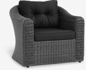 Fauteuil lounge TAMBOHUSE gris