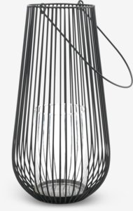 Lanterna MELIAS Ø24xA46cm preto
