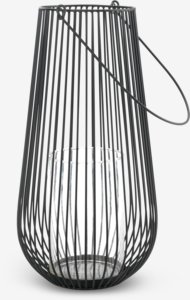 Latarnia MELIAS Ś24xW46cm czarny