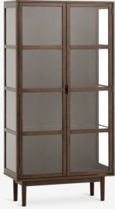 Display cabinet VESTERBY high 2doors dar