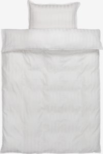 Parure de lit Satin NELL 140x200 blanc