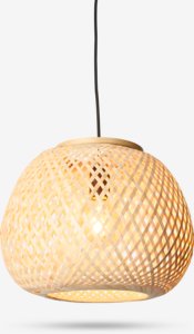 Lampa wisząca SIGVARD Ś35xW26cm bambus