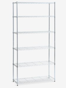 Shelving unit VINDINGE 6 shelves chrome