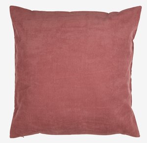 Fodera per cuscino DUSKULL 50x50 cm velluto a coste rosa