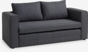 Sofa bed SKILLEBEKK dark grey fabric