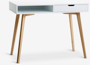 Desk TAMHOLT 50x100 white/natural