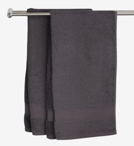 Serviette de toilette KARLSTAD 50x100 gris foncé KRONBORG