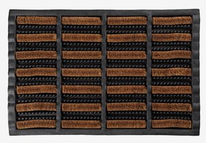 Zerbino NAVR 40x60x3 cm fibra di cocco (coir)/nero