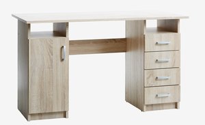 Biurko EVETOFTE 60x125 kolor jasny dąb