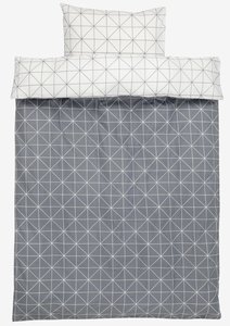 Juego funda nórdica ATLA 155x220 gris