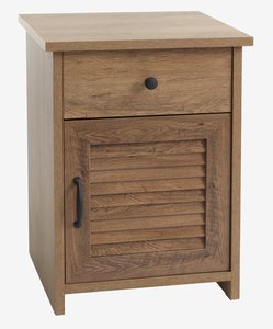 Bedside table MANDERUP 1 drawer wild oak colour