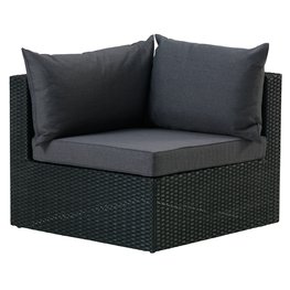 Jysk Loungeset Bastrup Hoekmodule Zwart jysk kopen in de aanbieding
