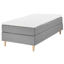 Jysk Boxspring 90X200 Basic C10 Licht Grijs jysk kopen in de aanbieding