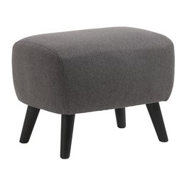 Image of JYSK Pouf VILDSUND 52x41 dunkelgrau