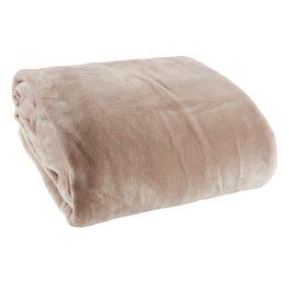 Image of JYSK Fleecedecke GULSKOLM 220x240 taupe