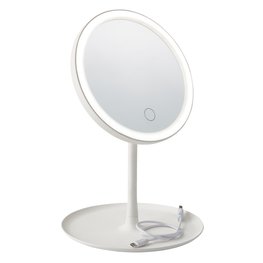 Image of JYSK LED Spiegel VEDUM Ø17xH28cm weiss