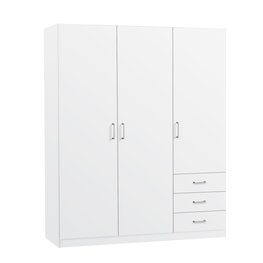 Image of JYSK Kleiderschrank HAGENDRUP 144x176 weiss