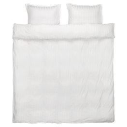 Jysk Dekbedovertrek Nell Satijn 200X220 Wit jysk kopen in de aanbieding