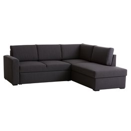 Image of JYSK Schlafsofa mit Chaiselongue BEDSTED grau