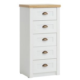 Jysk Ladekast Markskel 5 Lades Witeiken jysk kopen in de aanbieding