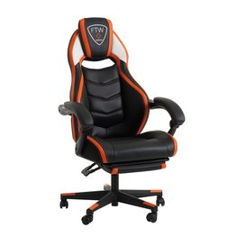 Image of JYSK Gaming-Stuhl GAMBORG schwarz/orange